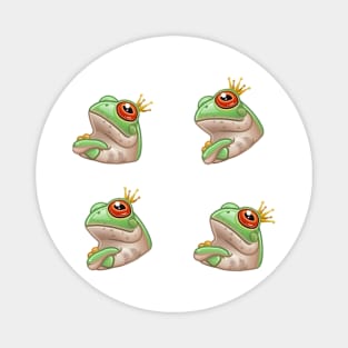 frog with a crown Magnet